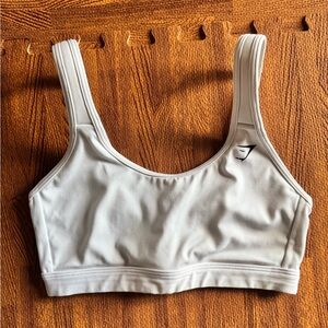 Gymshark Light Gray Sports Bra XS
